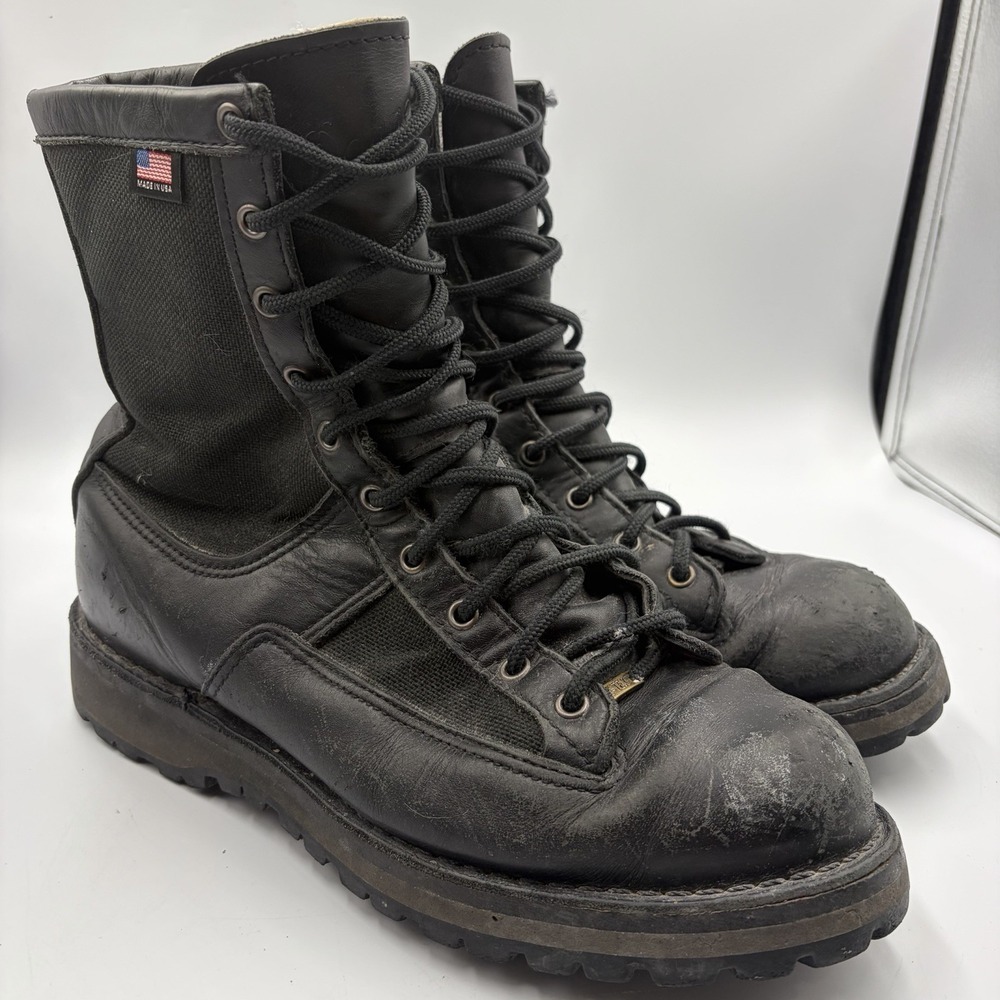 Danner Acadia 8" Black 21210 Men's Gore-Tex Uniform Boots 10.5 D Vibram Sole